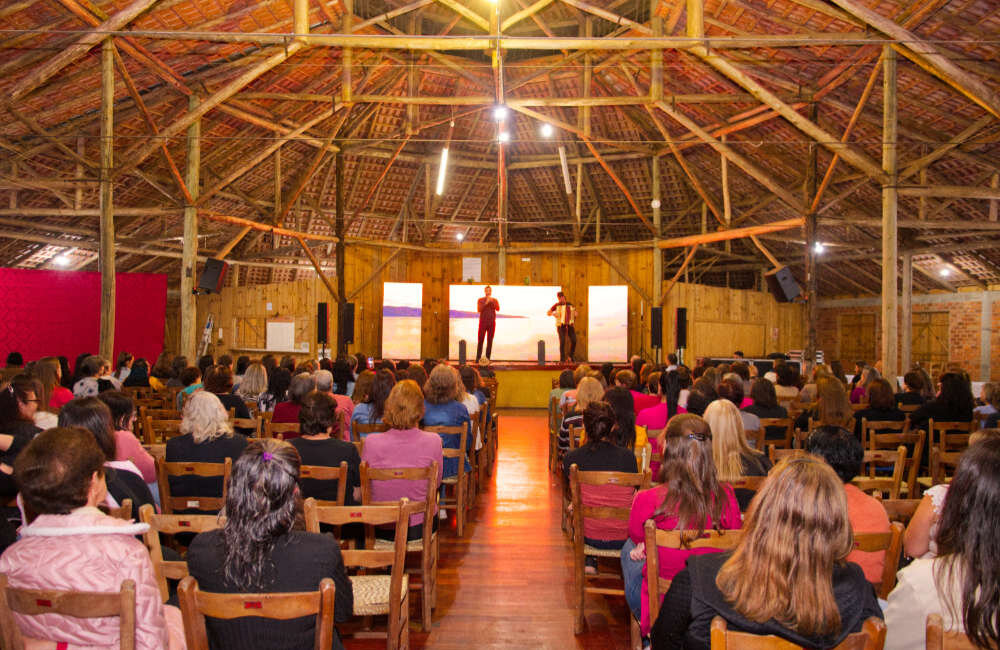 Palestra/show no CTG celebrou o Dia Internacional da Mulher