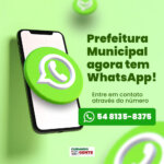 Prefeitura agora tem WhatsApp