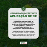 Comunicado importante sobre aplicação de BTI