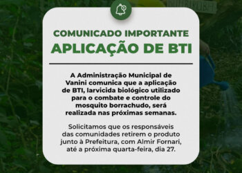 Comunicado importante sobre aplicação de BTI