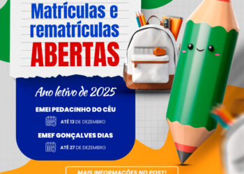 Prazo para matrículas e rematrículas na Rede Municipal de Ensino está aberto