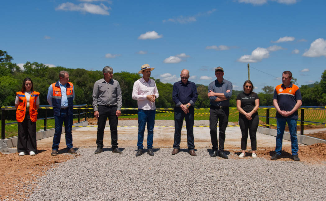 Inauguradas pontes que interligam Vanini e David Canabarro