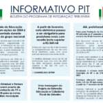 INFORMATIVO PIT DE FEVEREIRO JÁ ESTÁ DISPONÍVEL